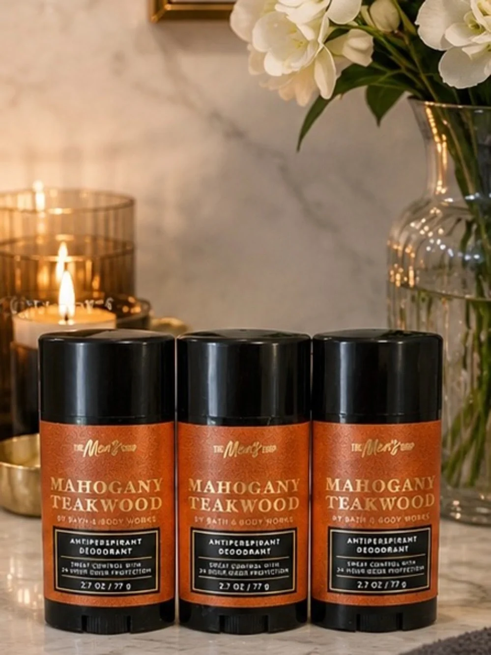 Bath & Body Works Men’s Mahogany Teakwood Antiperspirant Deodorant Stick